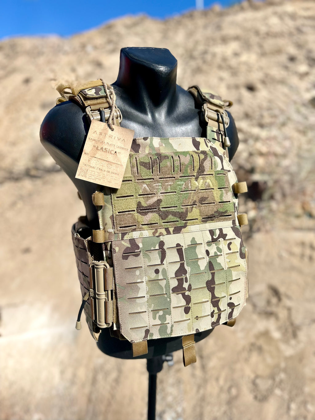 Kamizelka „Łasica” – Plate Carrier Multicam
